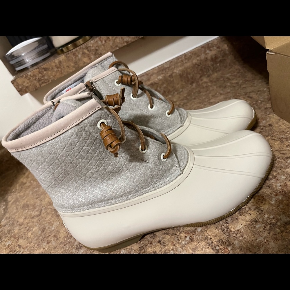 Sperry Saltwater wool linen duck boots